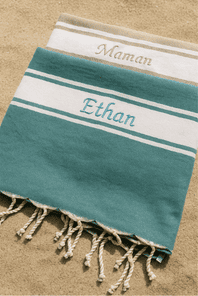 FOUTA Tunisienne - NOUVEAUTE BRODERIE