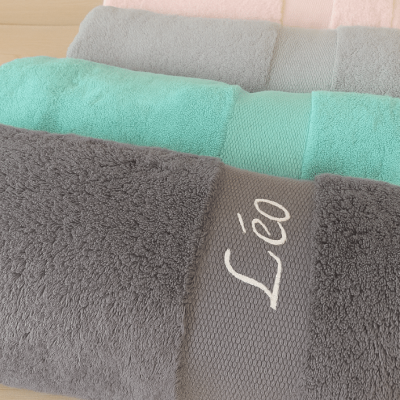 Drap de douche BULLES DE DOUCEUR - NOUVEAUTE BRODERIE