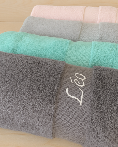 Drap de douche BULLES DE DOUCEUR - NOUVEAUTE BRODERIE
