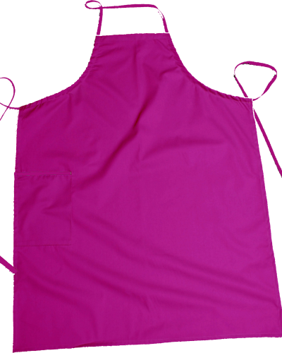 Tablier uni - FUSHIA