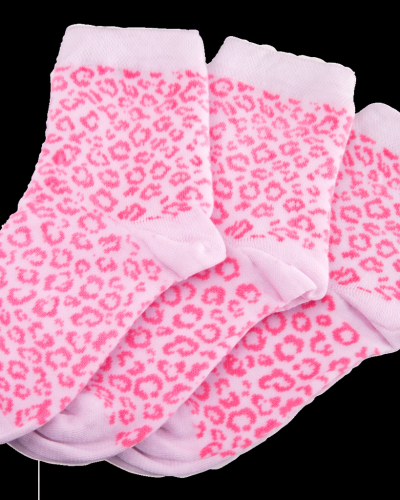 LILYPASTEL - lot de 3 paires Rose